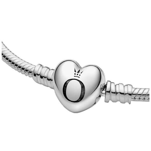 PANDORA Moments Heart & Snake Chain Bracelet/ Sterling Silver/NWT - Picture 4 of 10
